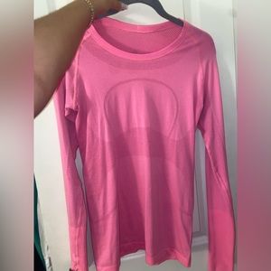 LULULEMON swiftly tech long sleeve Bright pink